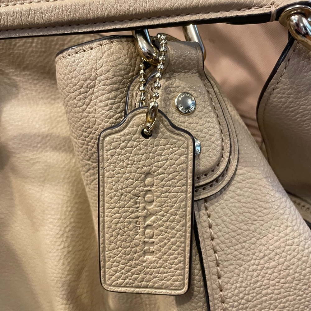 Coach Leather Hobo Bag beige - Picture 3 of 3